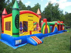 13X13 JUMPER WITH 38 Ft OBSTACLE COURSE 13X13 JUMPER WITH 38 Ft OBSTACLE COURSE
